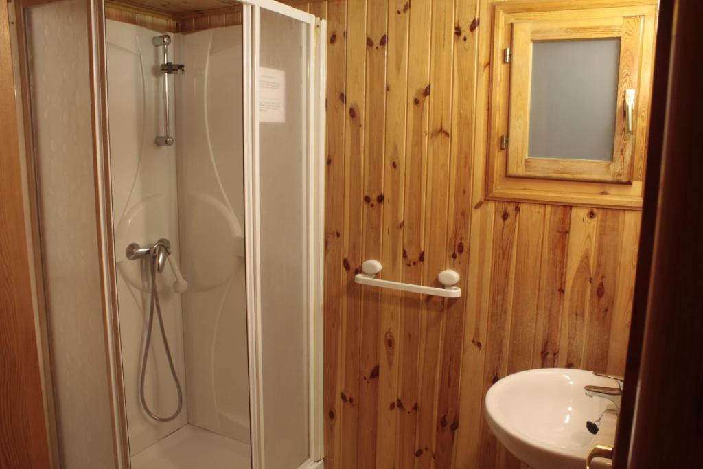Koupelna v ubytování Camping Boneta