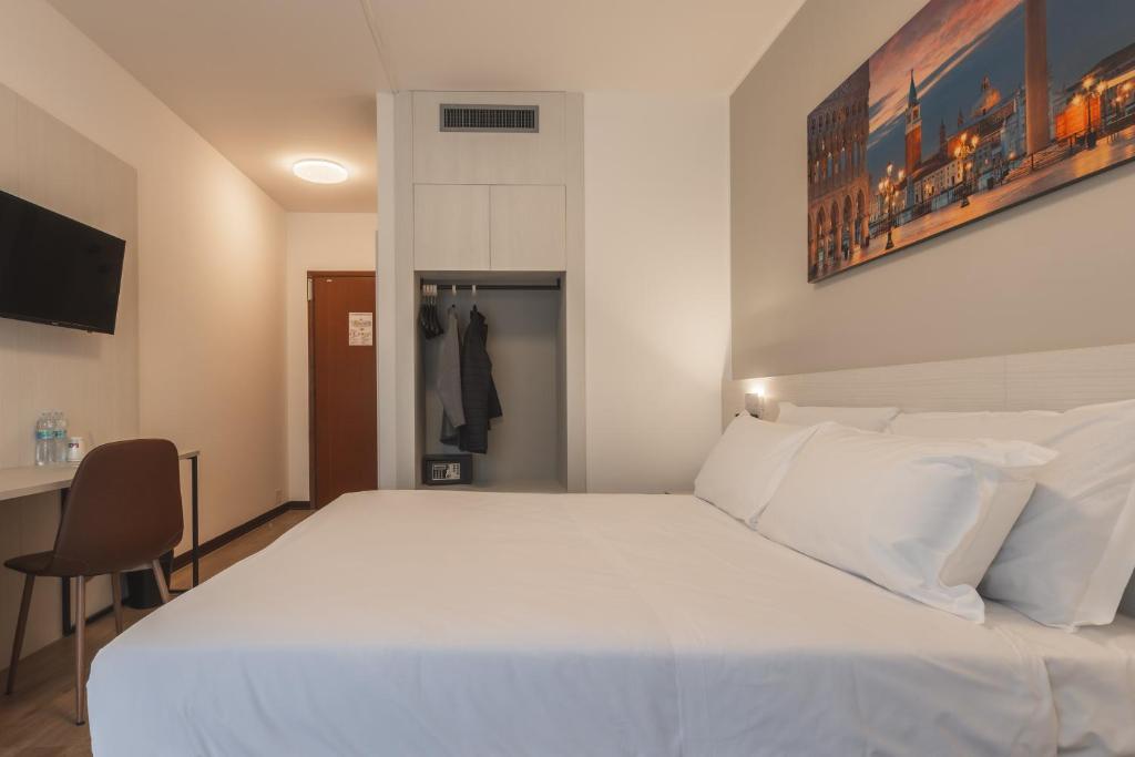 Postel nebo postele na pokoji v ubytování CENTRO HOTEL - Venice Airport