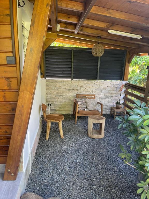 Patio nebo venkovní prostory v ubytování Le Kokon chic