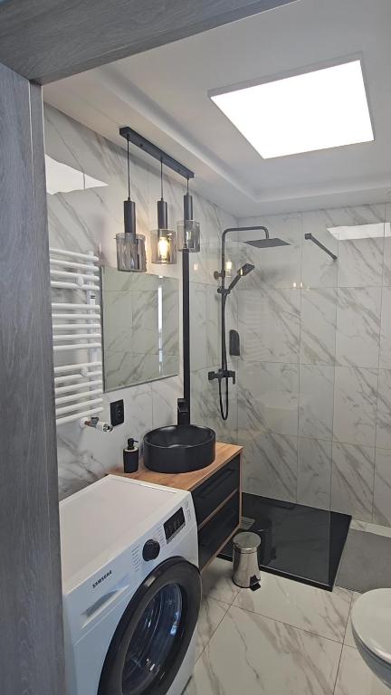 Kúpeľňa v ubytovaní Apartament Malta