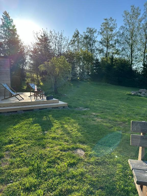 Zahrada ubytování Park Huntířov