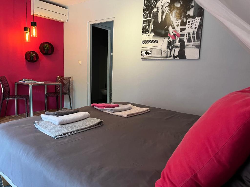 Postel nebo postele na pokoji v ubytování Villa Cote d'Asoet