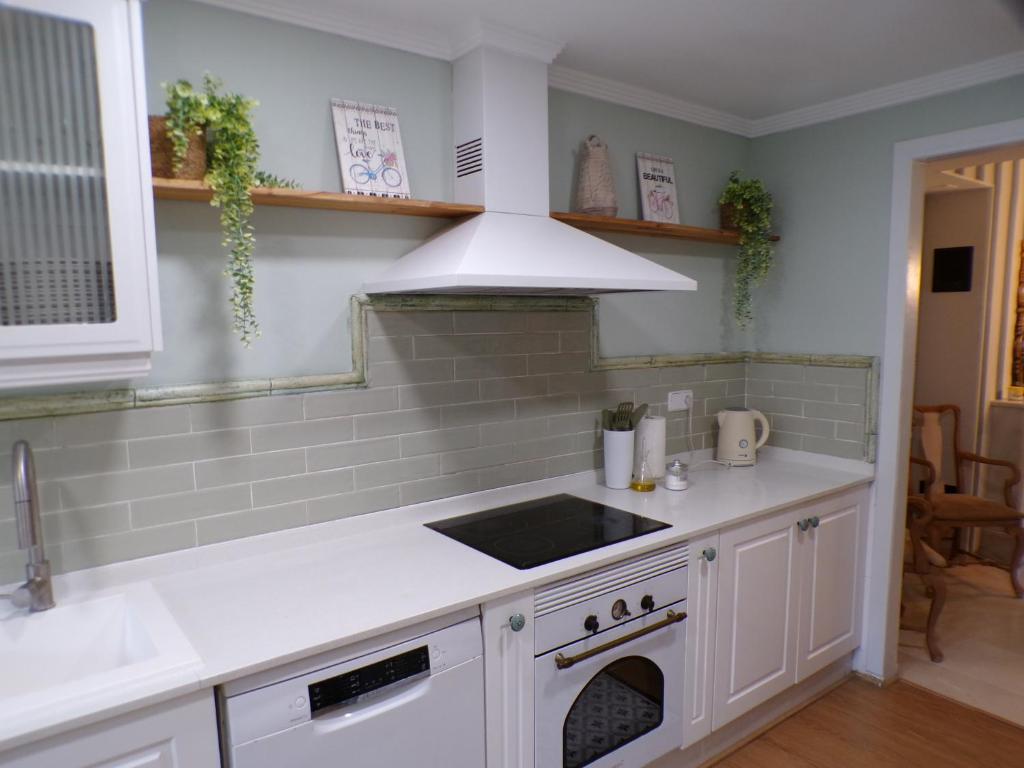 Kuchyň nebo kuchyňský kout v ubytování Casa MUNDOVALENCIA