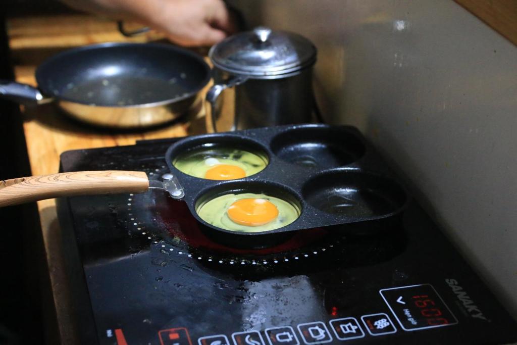 Možnosti snídaně pro hosty v ubytování Global Hanoi Backpackers