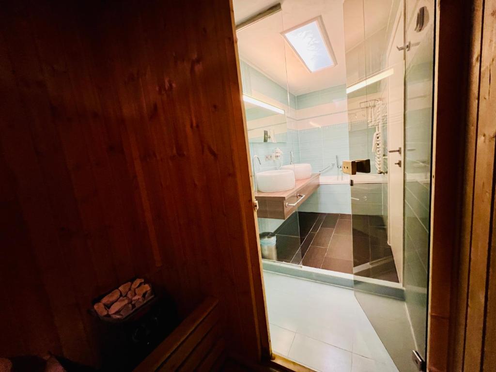 Koupelna v ubytování Echo Residence All Suite Hotel