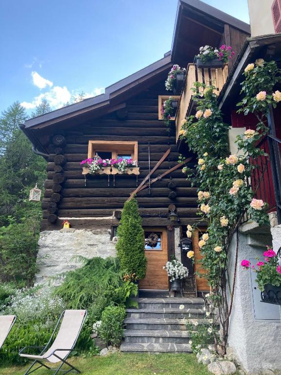 Zahrada ubytování "CHALET dei FIORI" room & apartment