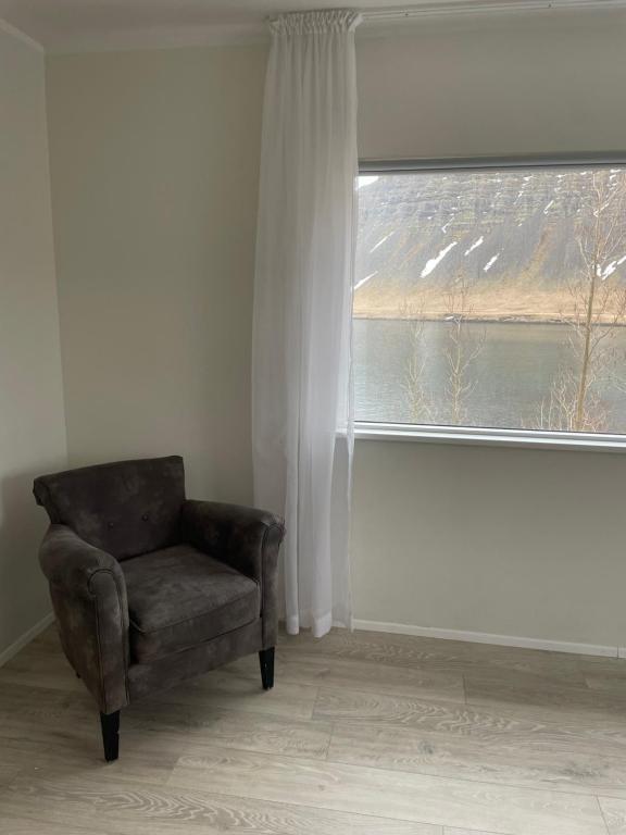 Posezení v ubytování Sólgarður Guesthouse
