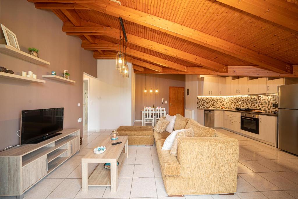 Kuchyň nebo kuchyňský kout v ubytování La perla loft