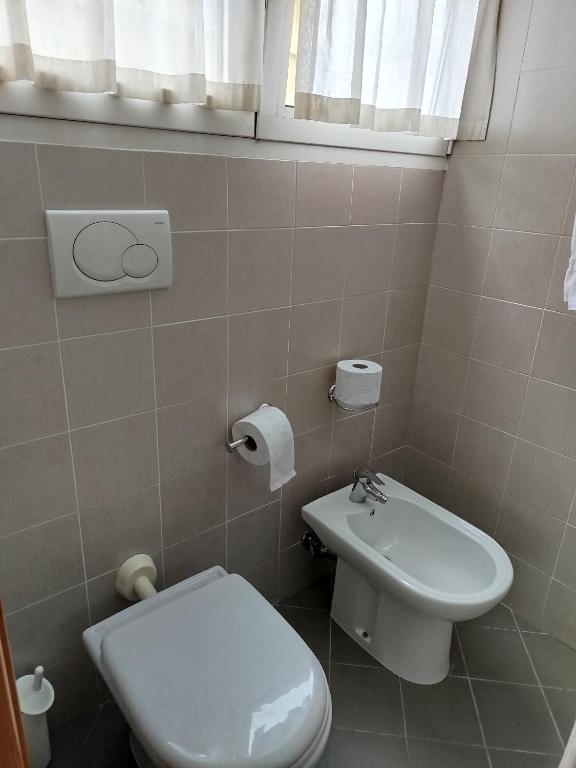 Koupelna v ubytování Hotel Silva Frontemare