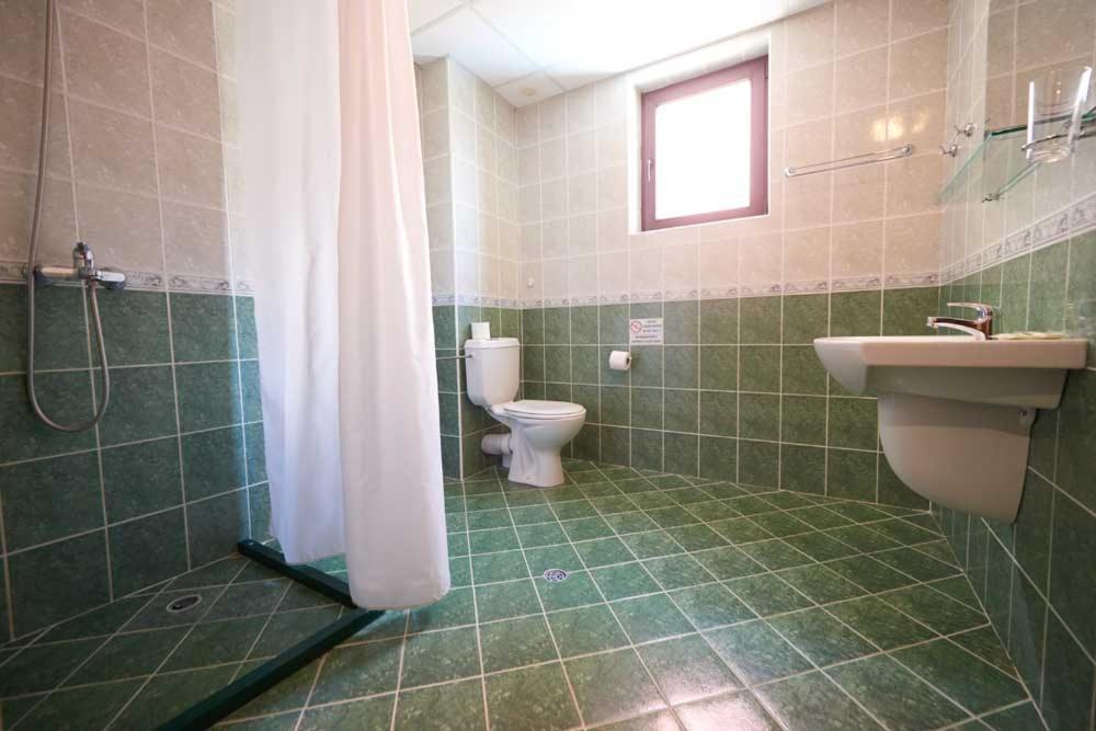 Koupelna v ubytování Hotel Smolyan