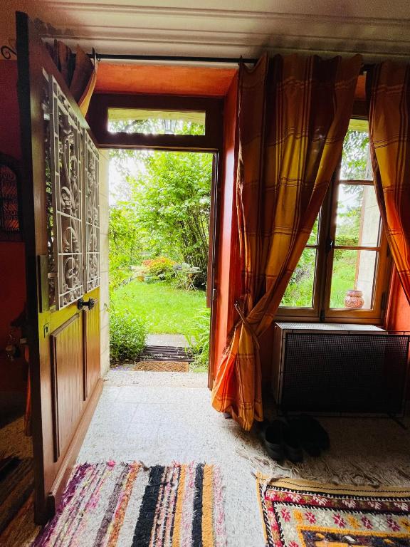 Zahrada ubytování Le buisson de la Gariole
