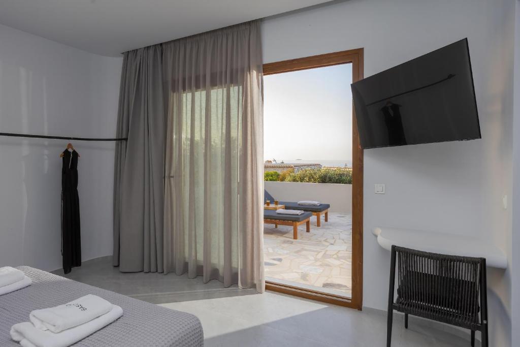 Postel nebo postele na pokoji v ubytování Basilico Suites Adults Only by Estia