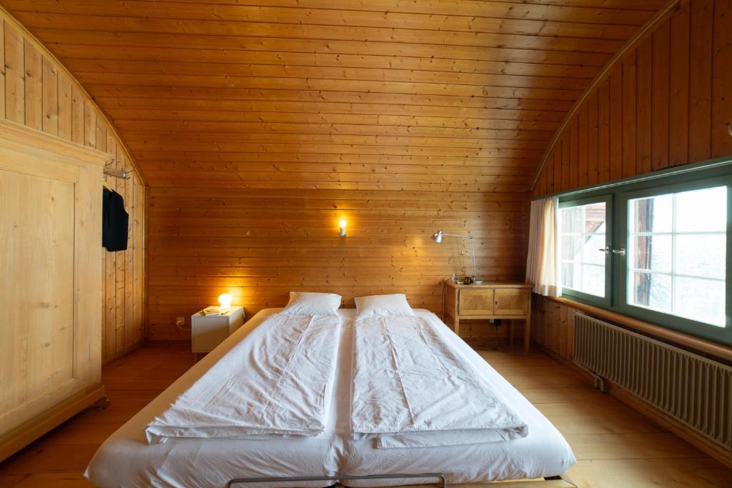 Postel nebo postele na pokoji v ubytování Chammern