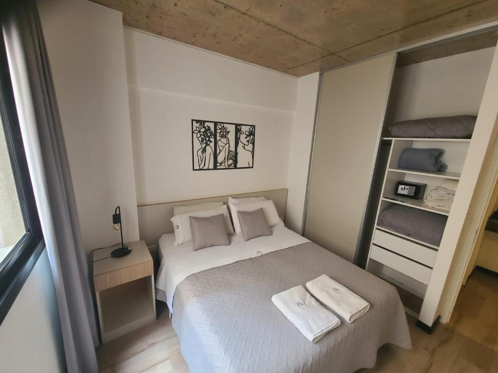 Giường trong phòng chung tại Departamento - Salta Capital - Edificio Usina