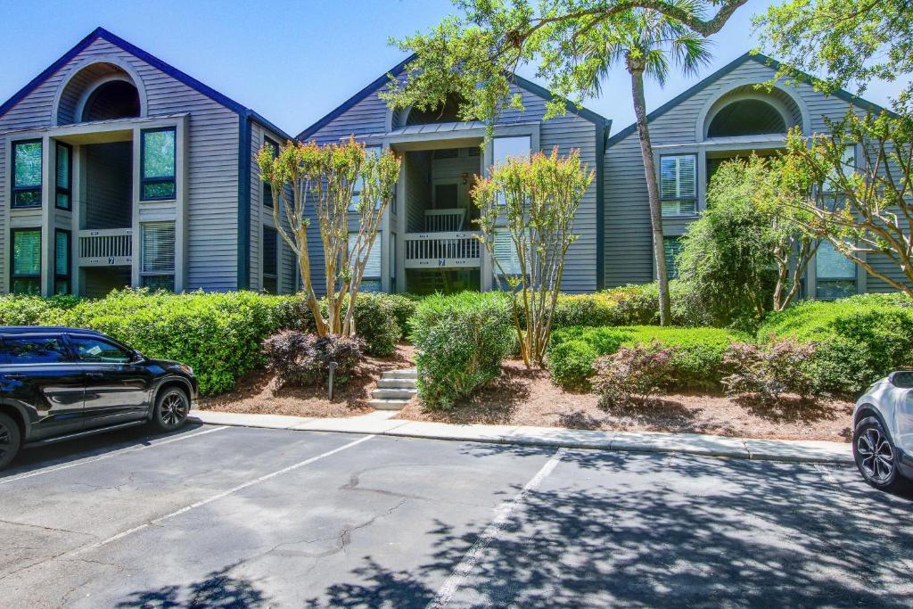 Bygningen som feriehuset ligger i