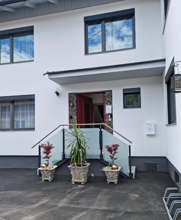 Balkón nebo terasa v ubytování Gästehaus Rettl