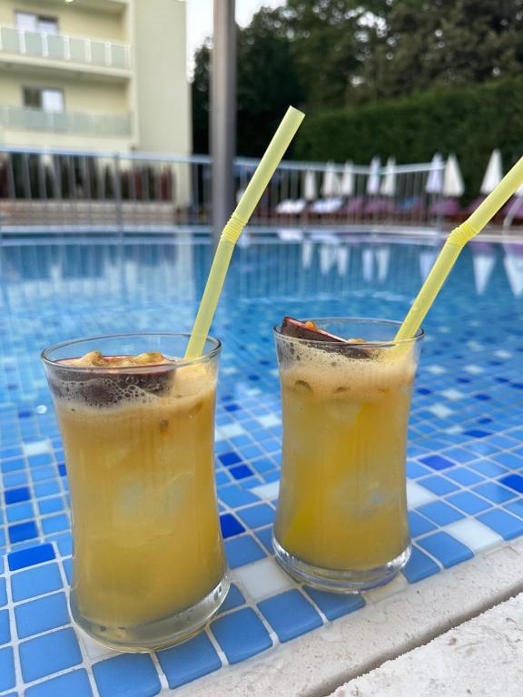 Nápoje v ubytování Hotel Driloni