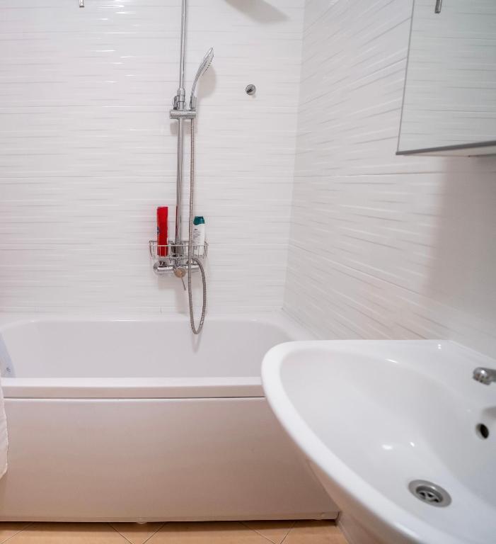 Koupelna v ubytování Apartment Bonaca