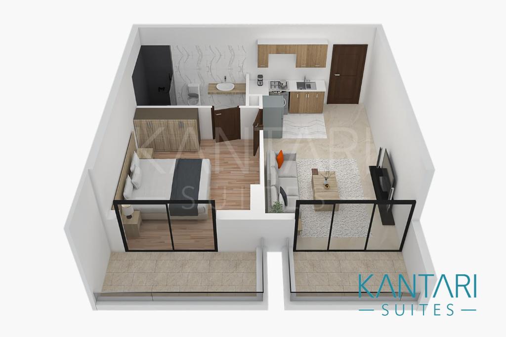 Půdorys ubytování Kantari Suites
