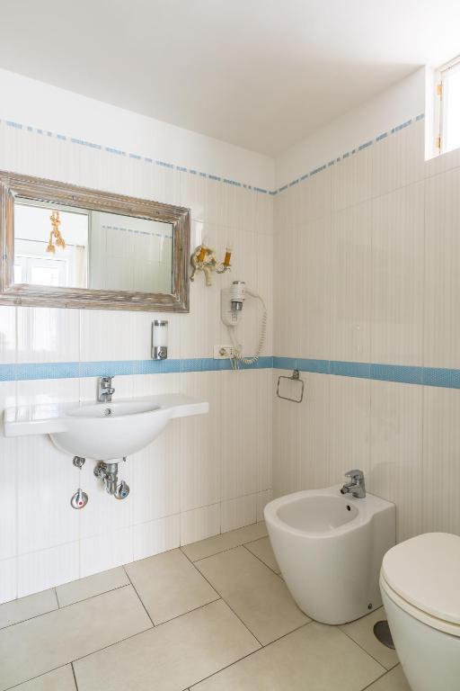 Koupelna v ubytování Fortino B&B Capri