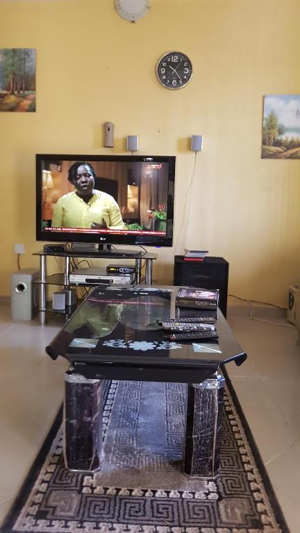 TV a/nebo společenská místnost v ubytování Edo Home