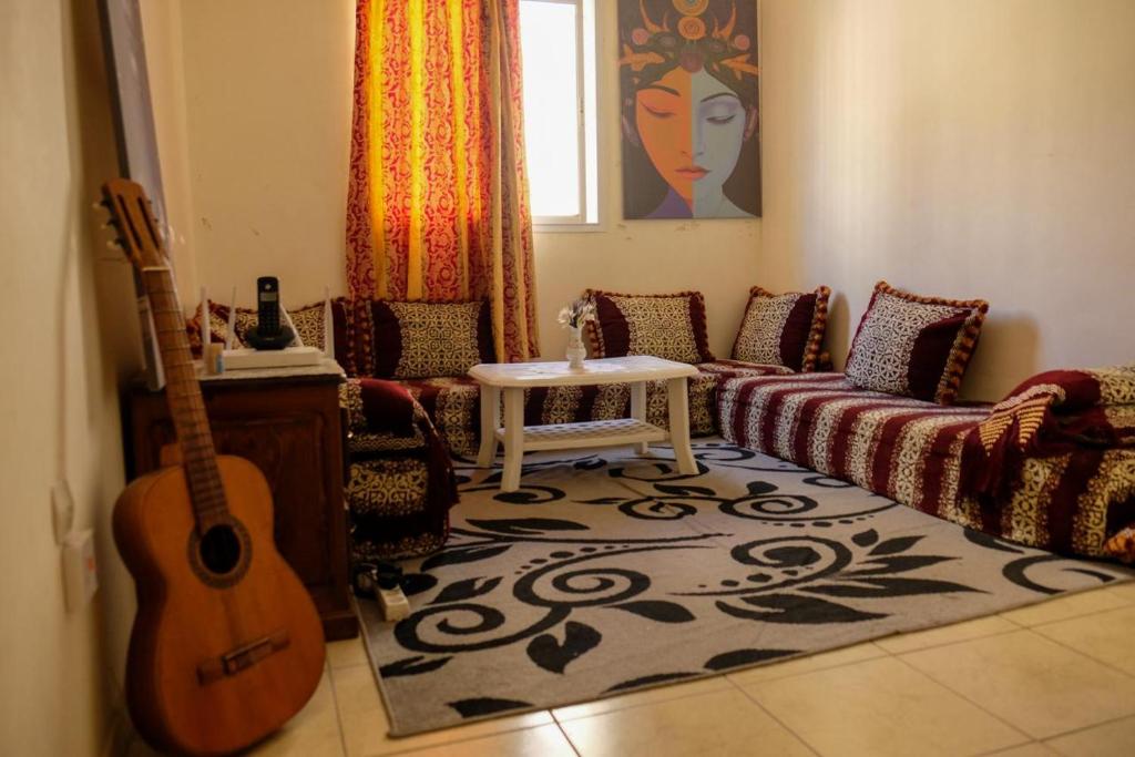 Posezení v ubytování Room in Agadir Morocco