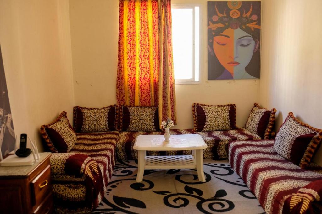 Posezení v ubytování Room in Agadir Morocco