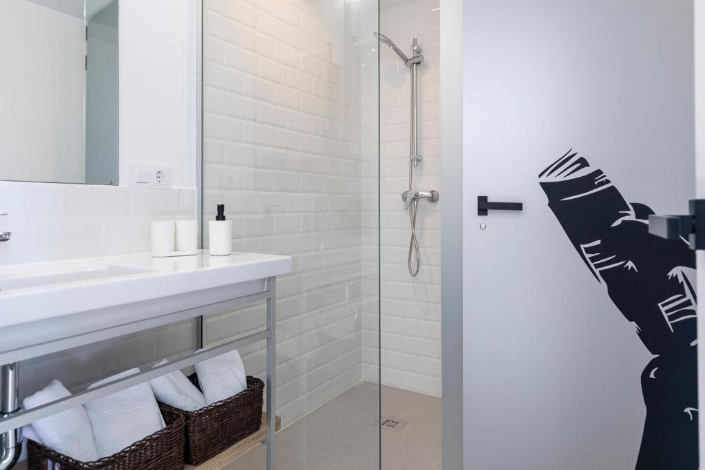 Koupelna v ubytování Albana Apartaments Turístics