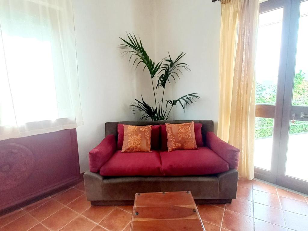 Posezení v ubytování B&B La Risorgiva