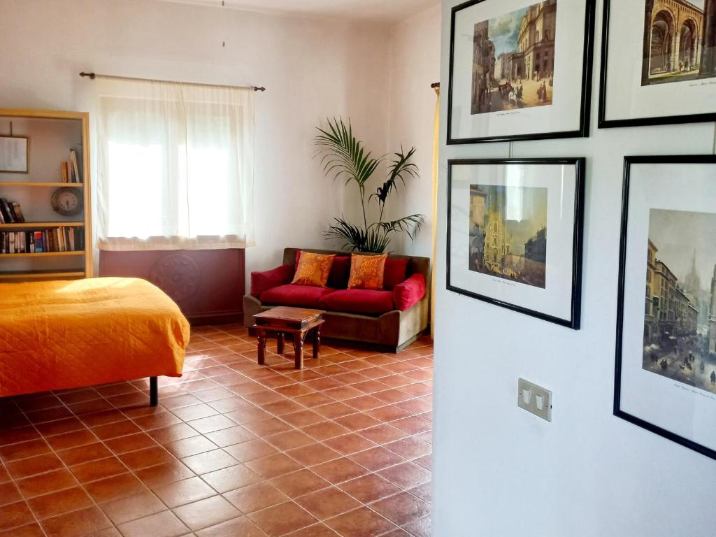 Posezení v ubytování B&B La Risorgiva
