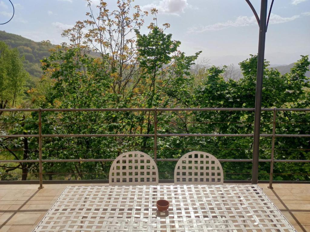 Nespecifikovaný výhled na hory nebo výhled na hory při pohledu z bed and breakfast