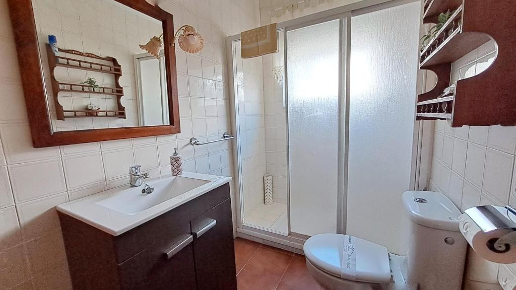 Kúpeľňa v ubytovaní Casa Rural La Pedra