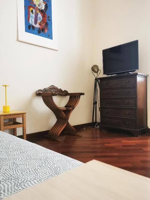 TV a/nebo společenská místnost v ubytování B&B Le Noci