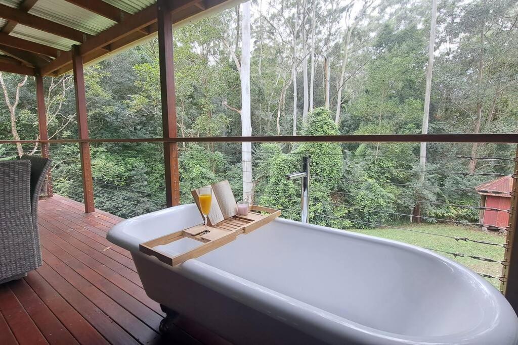 Balkón nebo terasa v ubytování Eucalyptus Escape - Privacy in the Hinterland