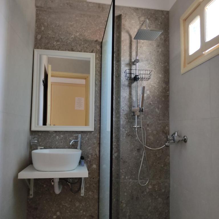 Koupelna v ubytování Anastasia Hotel