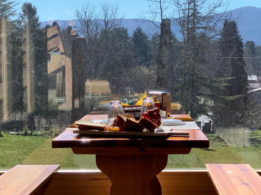 Nespecifikovaný výhled na hory nebo výhled na hory při pohledu z bed and breakfast