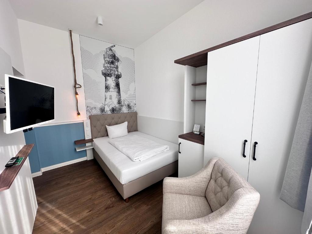 Postel nebo postele na pokoji v ubytování Hotel Rummeni