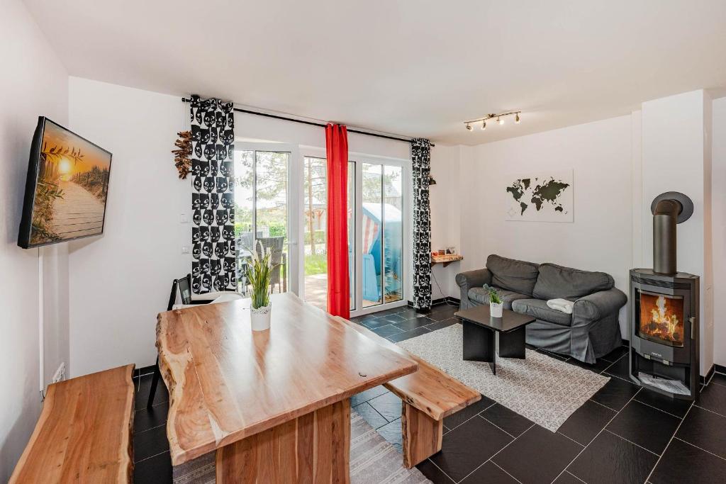 Istumisnurk majutusasutuses Waldsiedlung Kontraste