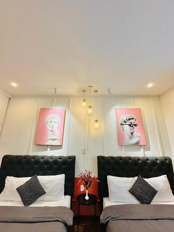 Giường trong phòng chung tại RL Boutique Dalat