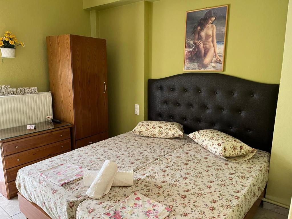 Una cama o camas en una habitación de Villa Elli