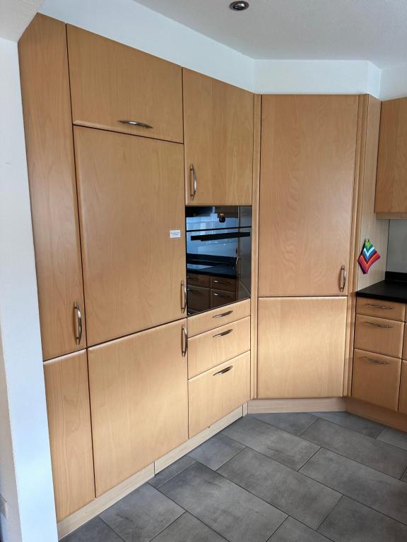 Kuchyň nebo kuchyňský kout v ubytování Ferienwohnung Crameri