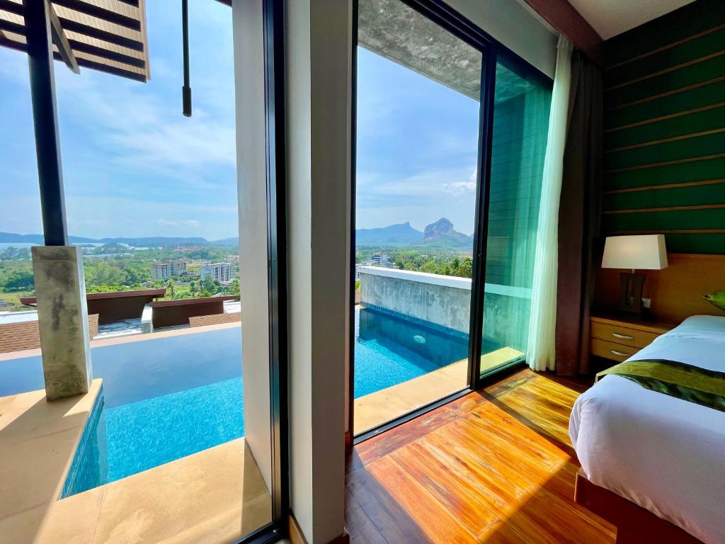 Bazén v ubytování 207 Ao Nang, Private Sew View Pool Villa nebo v jeho okolí
