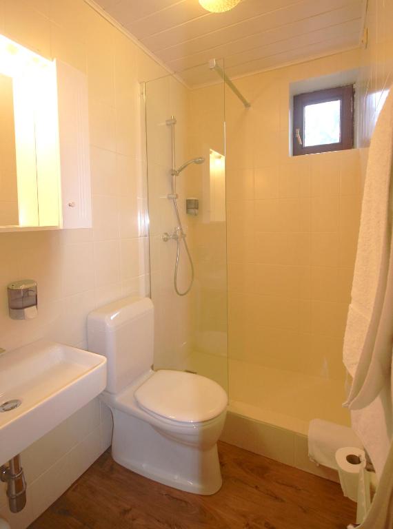 Koupelna v ubytování Hotel Altmann