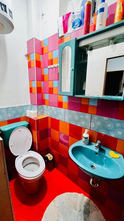 Vannituba majutusasutuses Hostel Balkan Han