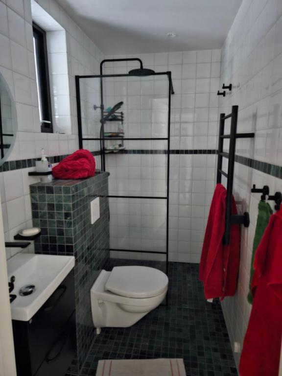 Koupelna v ubytování Guesthouse