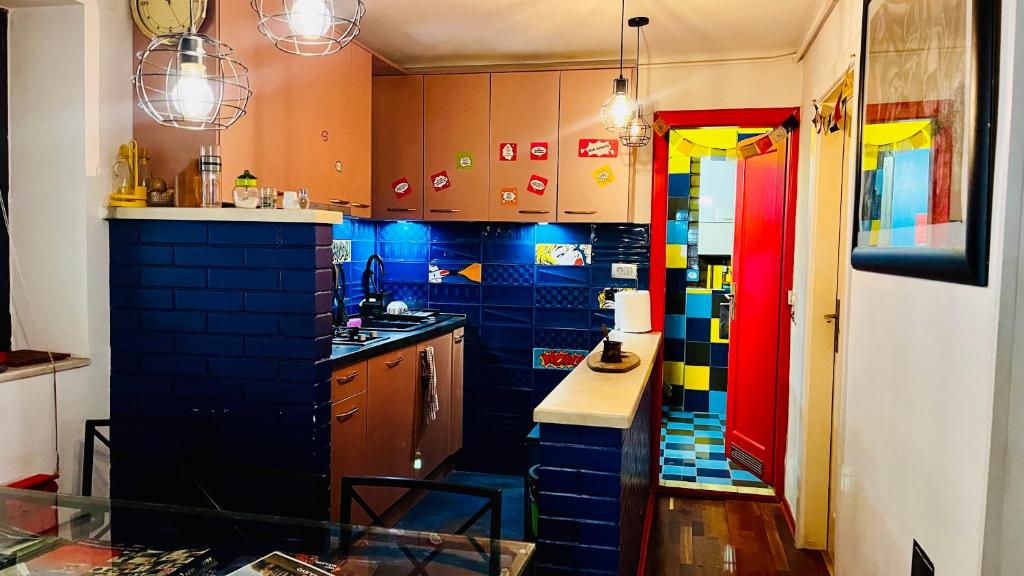 Köök või kööginurk majutusasutuses Hostel Balkan Han