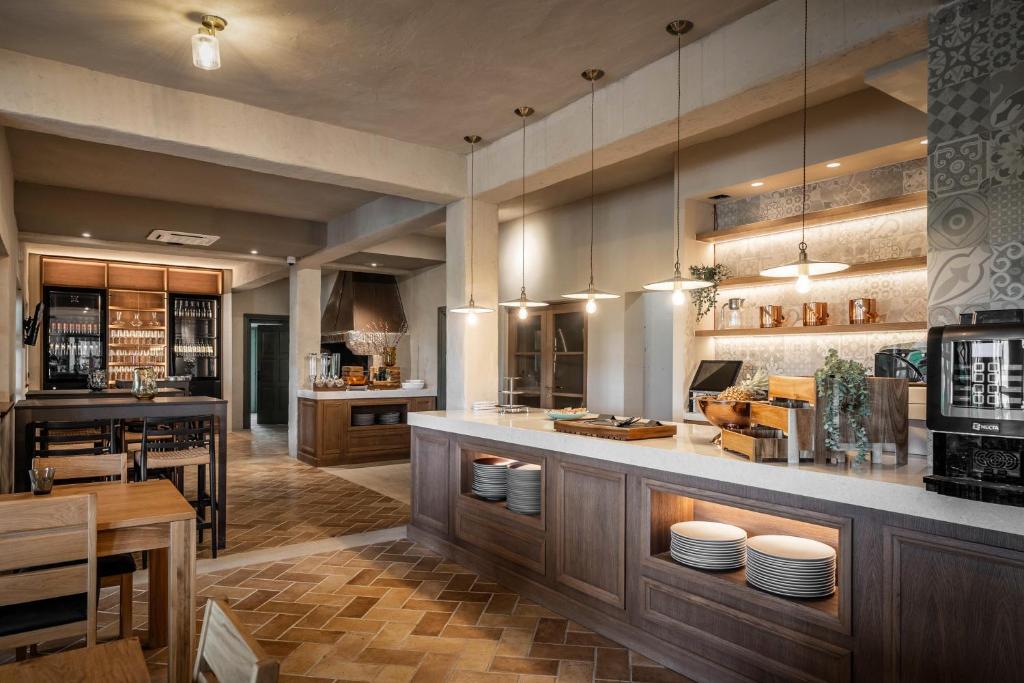 Una cocina o zona de cocina en Boutique Hotel Paradiso