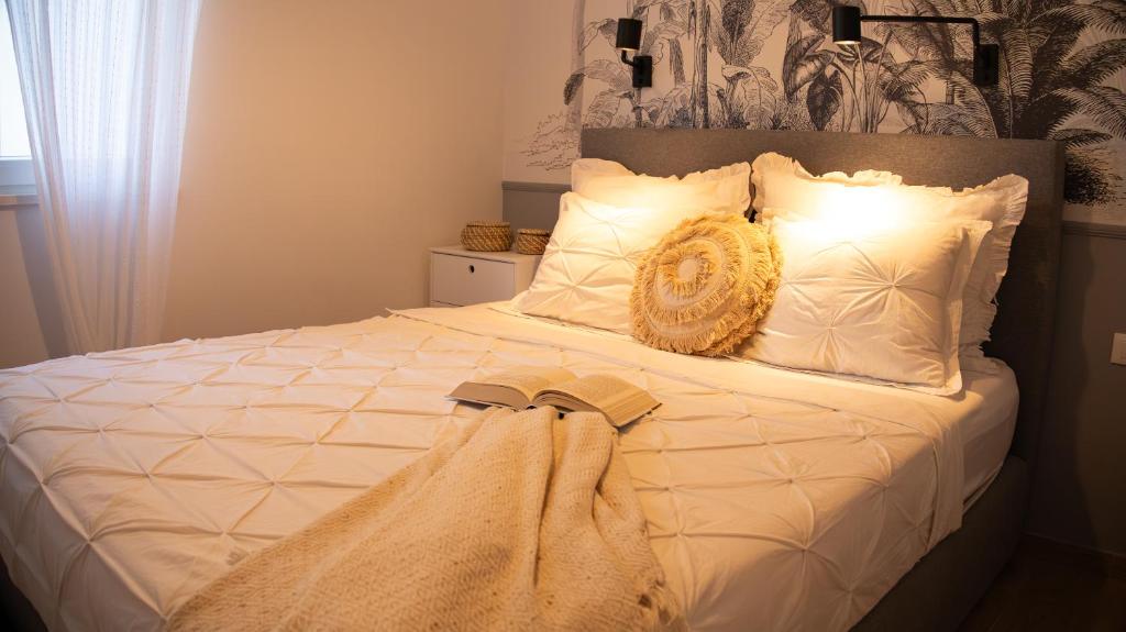 Postel nebo postele na pokoji v ubytování Apartmani Gacina