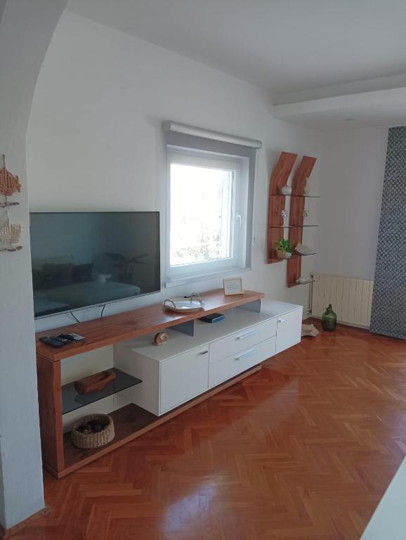 TV a/nebo společenská místnost v ubytování Neptun