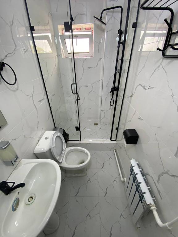 Koupelna v ubytování Bagysh Hotel